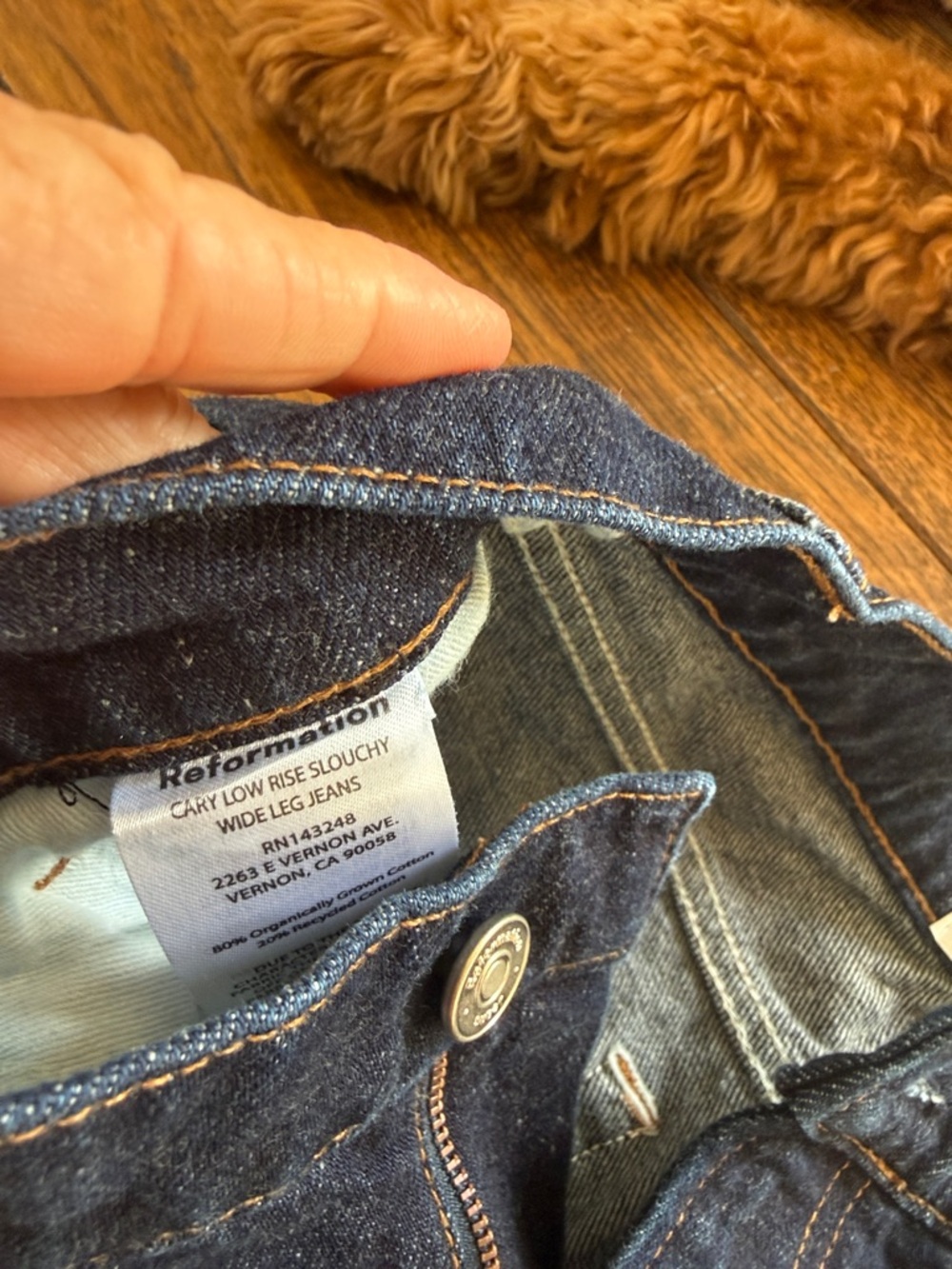 Reformation carly low rise slouch Jeans - Picture 3 of 3